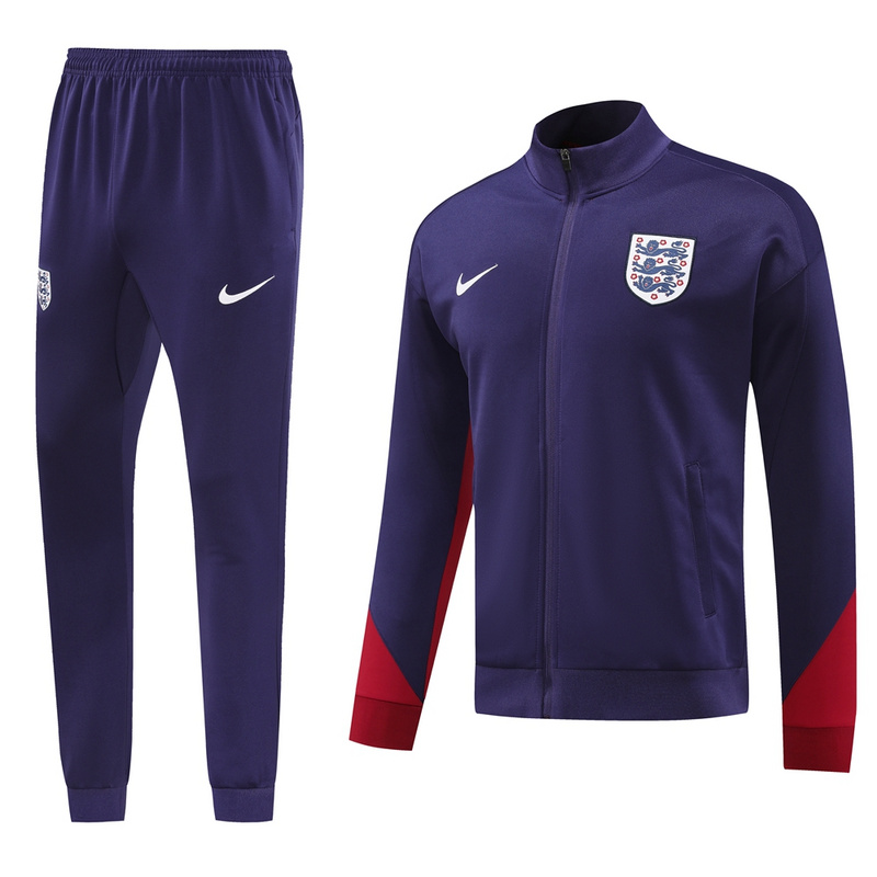 AAA Quality England 24/25 Tracksuit - Purple/Red